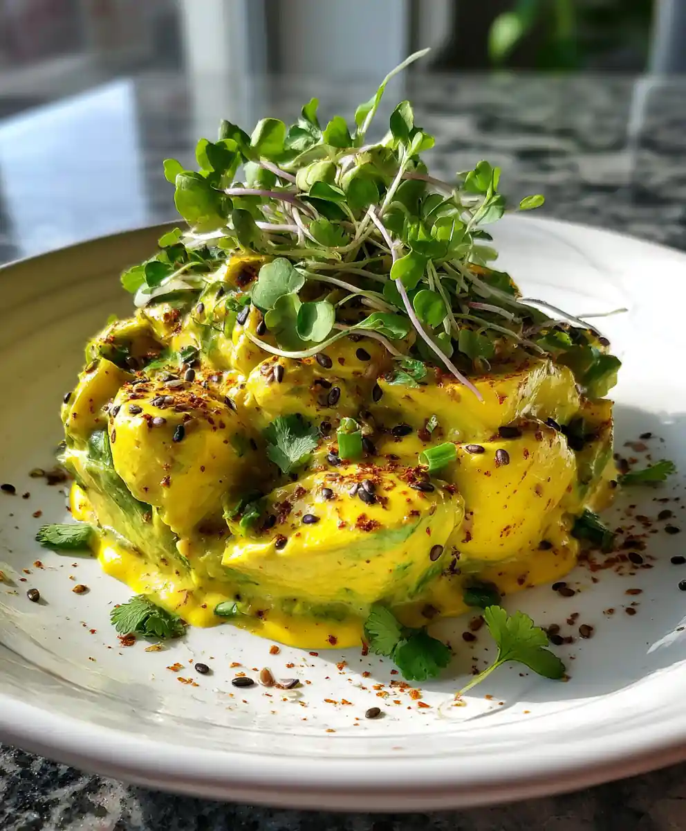 Curried Avocado Lime Egg Salad With Yogurt Drizzle 5 Curried Avocado Lime Egg Salad With Yogurt Drizzle
