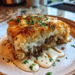 French Onion Beef And Rice Casserole With Creamy Onion Béchamel Swirl 6 French Onion Beef And Rice Casserole With Creamy Onion Bechamel Swirl 1772086253.9402442