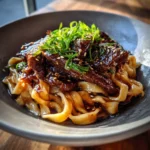 Glamorous Hoisin Beef Noodles With Ginger Sesame Caramel Glaze 1772078301.41444