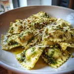 Golden Pistachio Basil Tuscan Ravioli With Sage Butter 1772093663.3912814