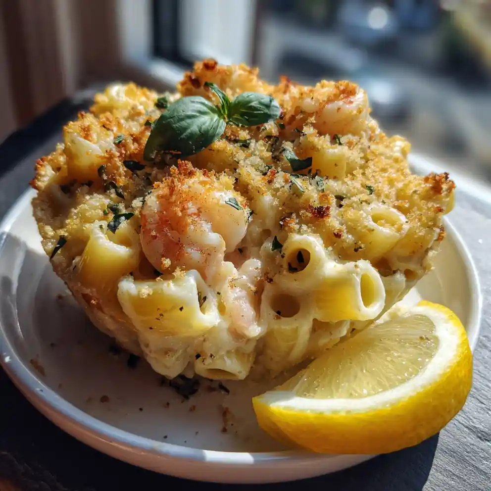 Lemon Herb Ricotta Swirl Shrimp Scampi Pasta Bake 4 Lemon Herb Ricotta Swirl Shrimp Scampi Pasta Bake