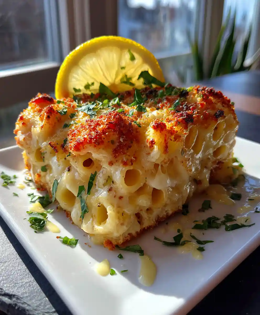 Lemon Herb Ricotta Swirl Shrimp Scampi Pasta Bake 5 Lemon Herb Ricotta Swirl Shrimp Scampi Pasta Bake