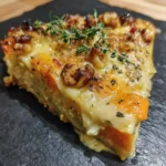 Miso Caramelized Onion Cream Winter Vegetable Casserole With Pomegranate Walnut Crumble 1772044250.6303463