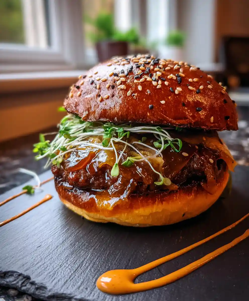 Miso Glazed Burgers With Smoked Paprika Aioli 5 Miso Glazed Burgers With Smoked Paprika Aioli