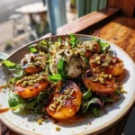 Roasted Peach Salad With Burrata Pesto And Honey Chipotle Glazed Peaches 6 Roasted Peach Salad With Burrata Pesto And Honey Chipotle Glazed Peaches 1772100873.1404023