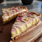 Rose White Chocolate Drizzle Love Tart 1772049389.7668471