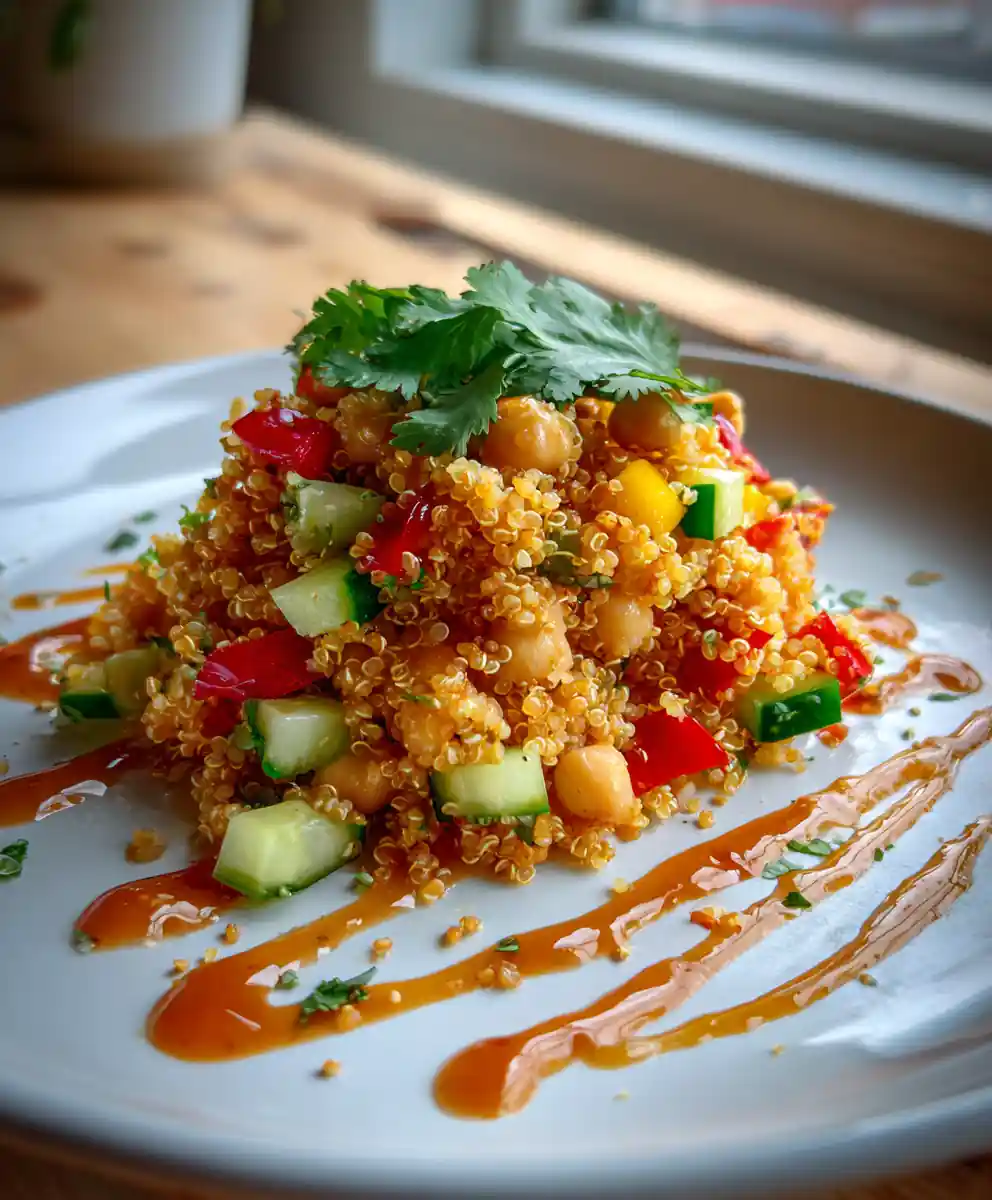 Smoky Chipotle Peanut Butter Quinoa Chickpea Salad 5 Smoky Chipotle Peanut Butter Quinoa Chickpea Salad