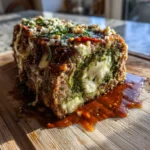 Stuffed Italian Meatloaf With Basil Pesto Mozzarella Swirl 1772040414.9689686