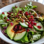 Zesty Avocado Cilantro Lime Salad With Pomegranate Drizzle 1772090990.2576253