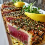 13_Minute_Perfect_Pan_Seared_Tuna_Steak_With_Garlic_Herb_Butter_1772994659.0086133