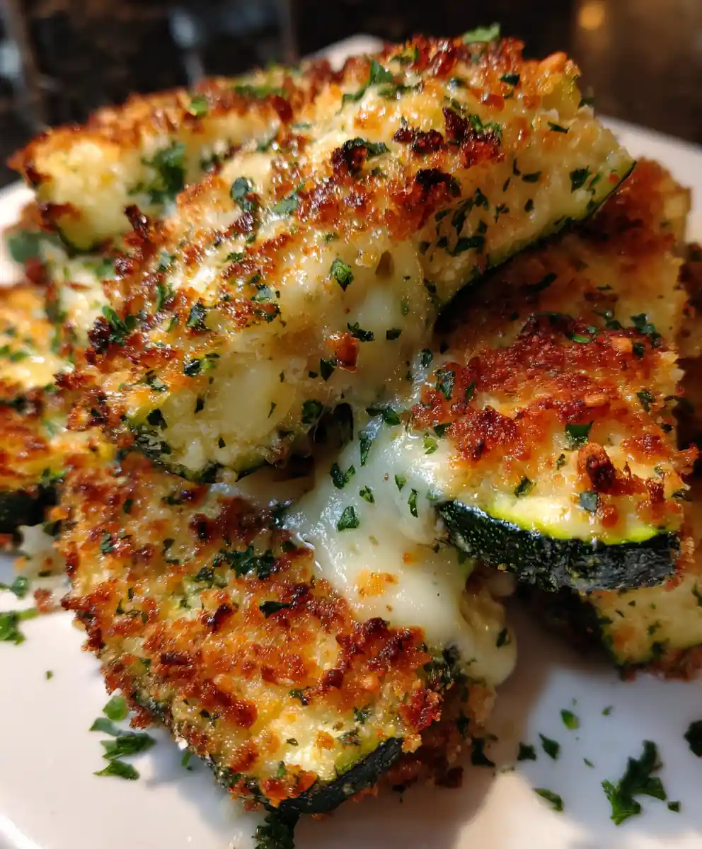 Cheesy Garlic Zucchini Steaks – Oven Or Grill 5 Cheesy Garlic Zucchini Steaks – Oven Or Grill