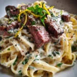 Creamy Steak Pasta With Garlic Herb Cream Sauce 1772954378.149604