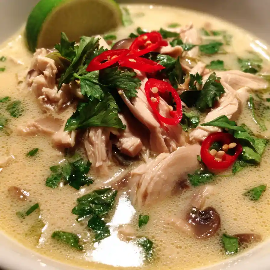 Easy Thai Chicken Soup 4 Easy Thai Chicken Soup