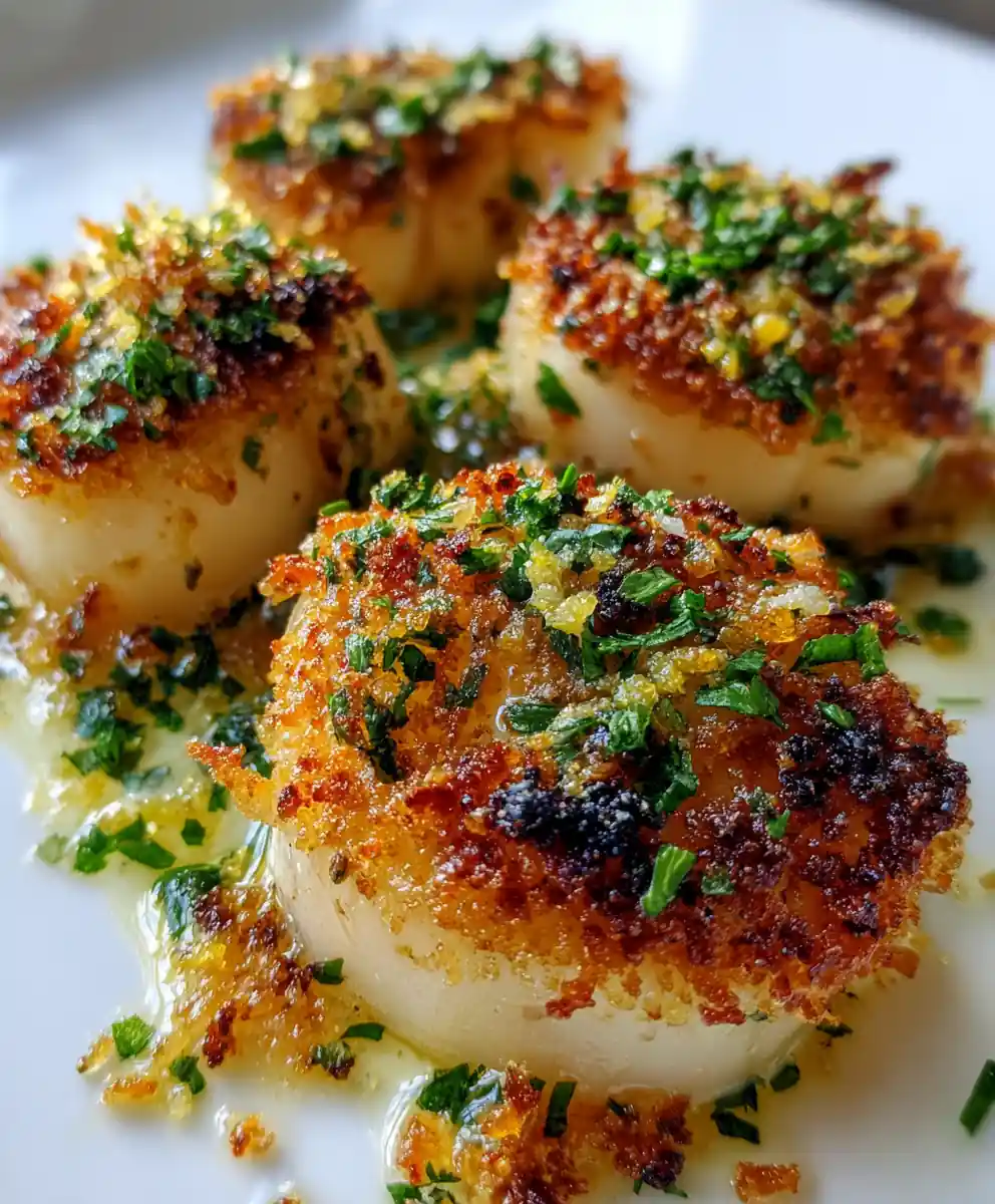 Garlic Butter Baked Scallops 5 Garlic Butter Baked Scallops