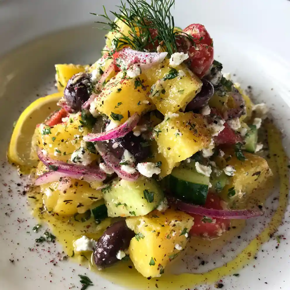 Greek Olive Potato Salad 4 Greek Olive Potato Salad