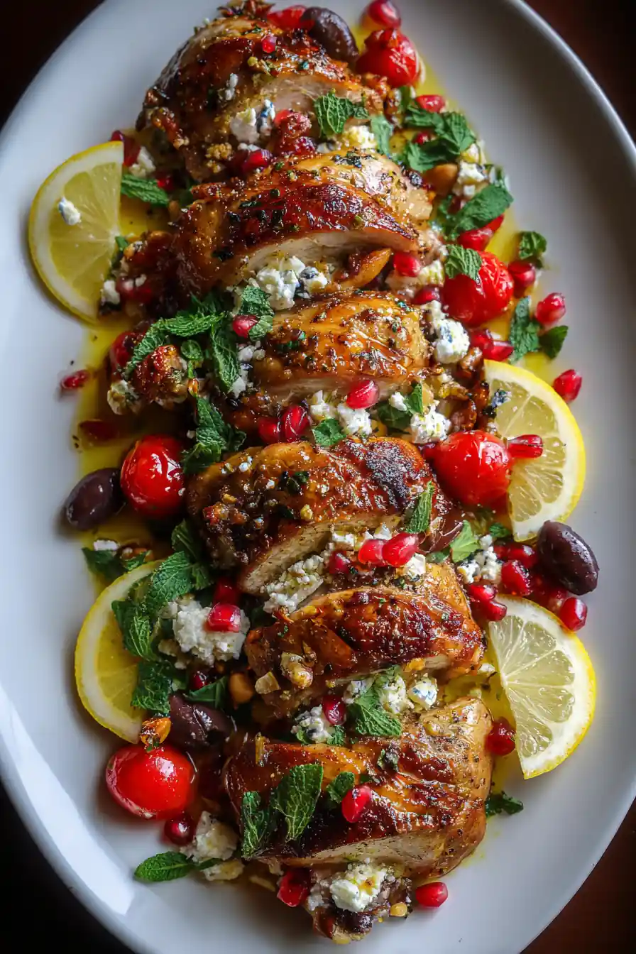 Greek Chicken With Lemon And Feta – Bright, Juicy & Bursting With Mediterranean Flavor!