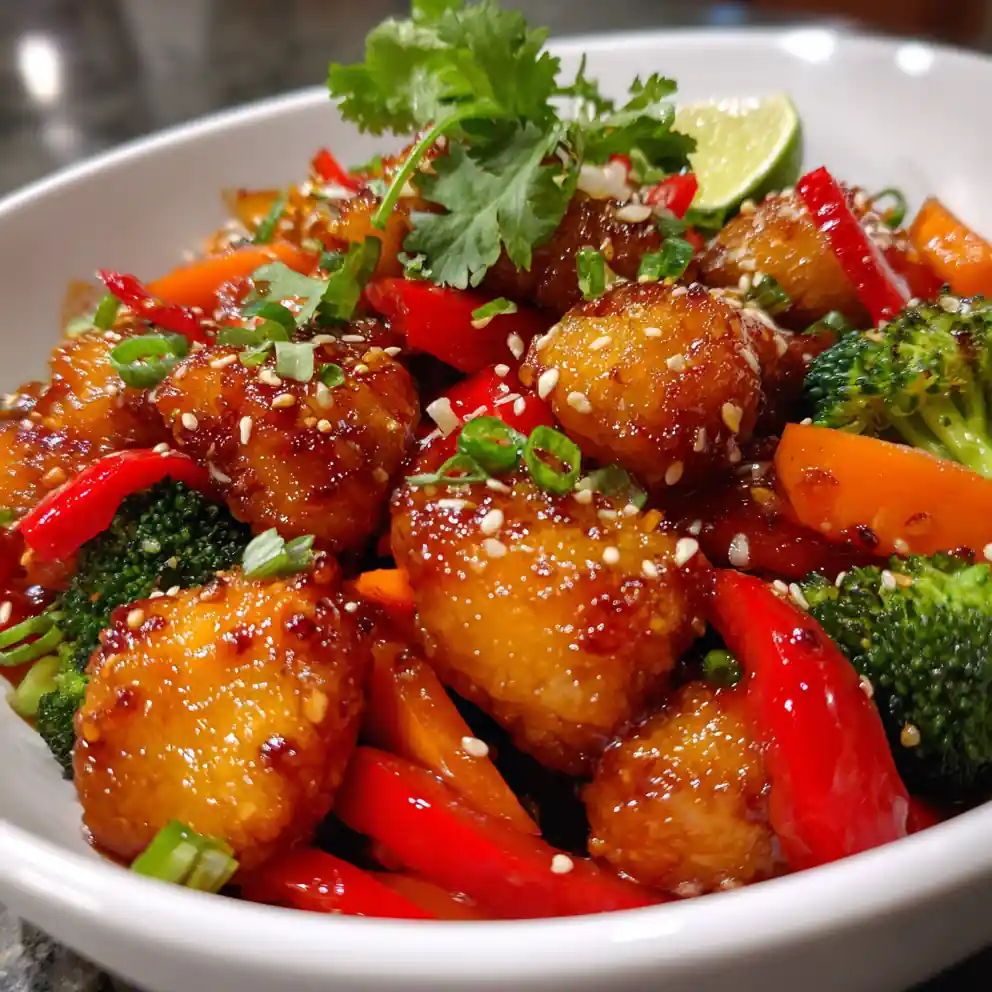 Honey Garlic Chicken Bites 4 Honey Garlic Chicken Bites