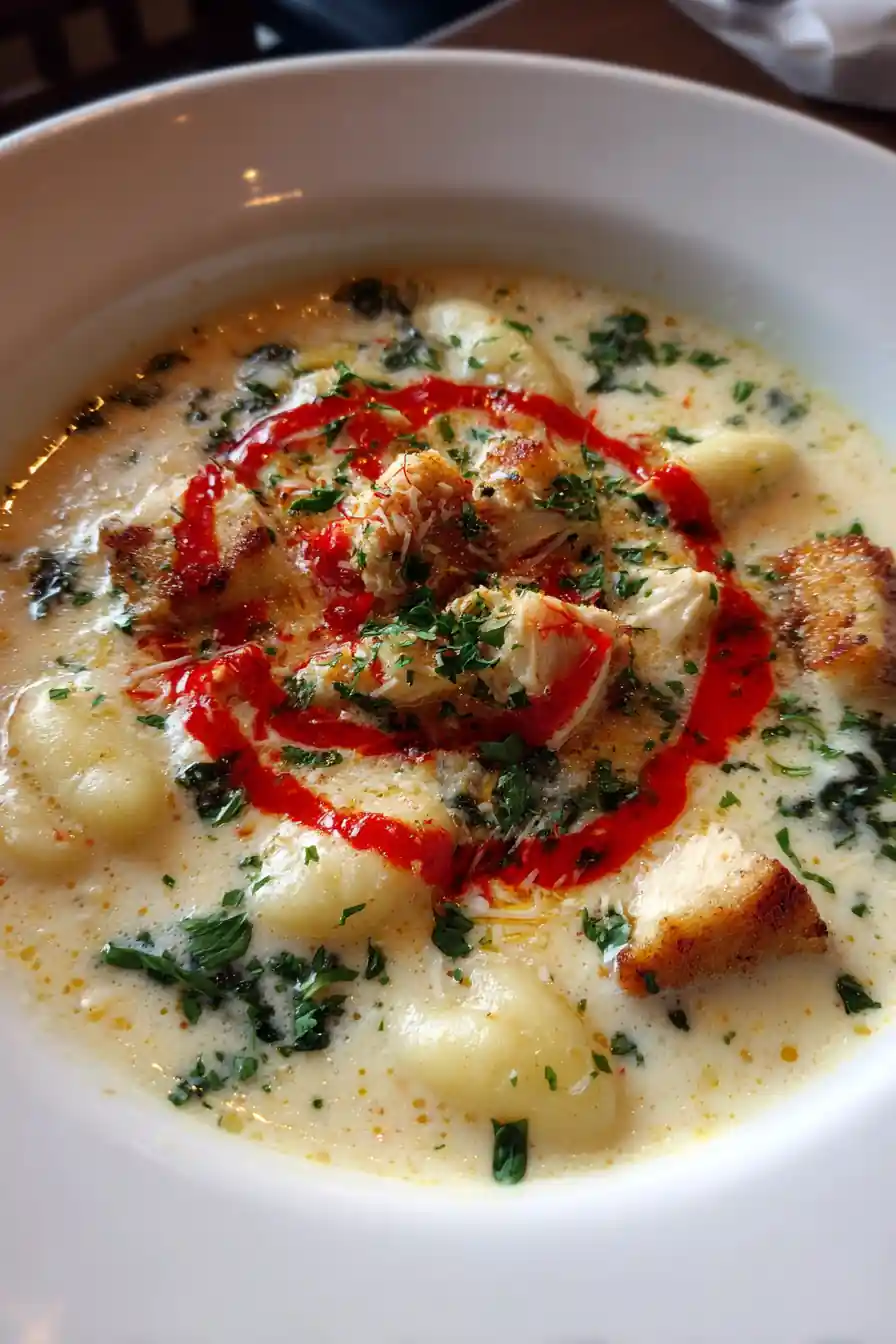 Olive Garden Chicken Gnocchi Soup That Feels Like A Hug