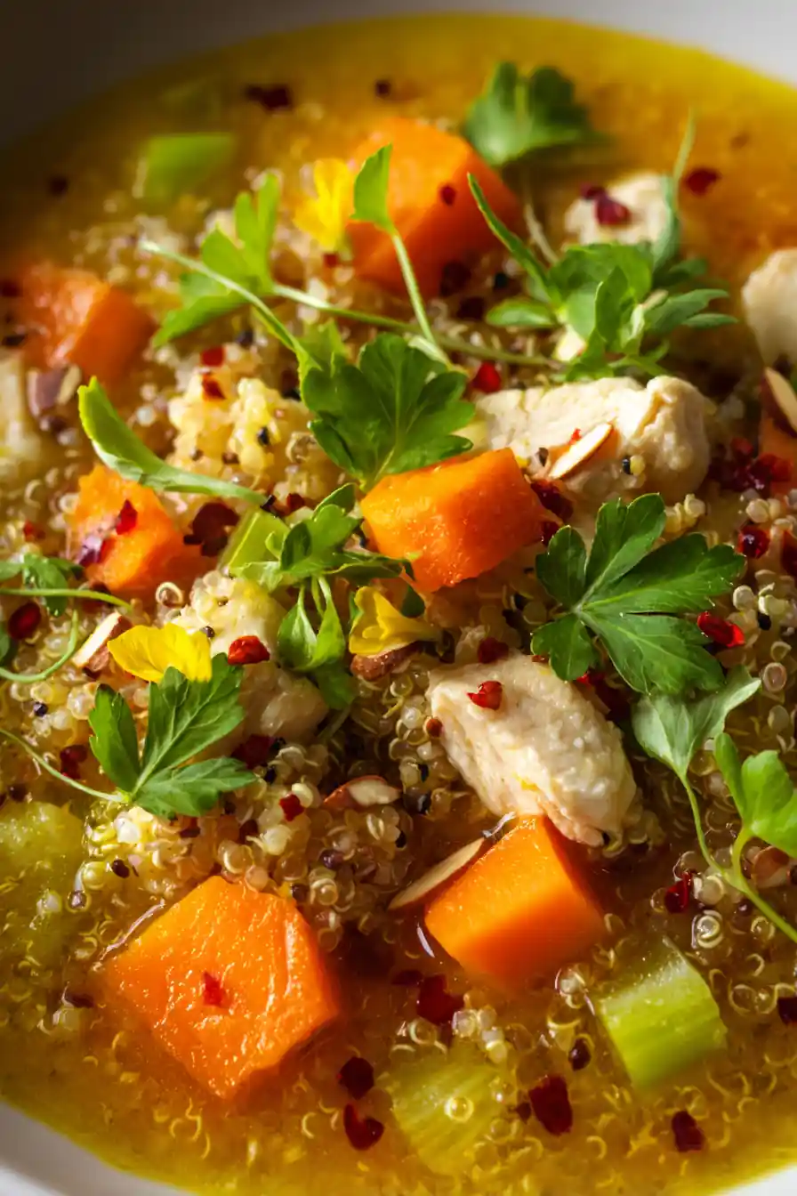 Savory Chicken Quinoa Soup 5 Savory Chicken Quinoa Soup