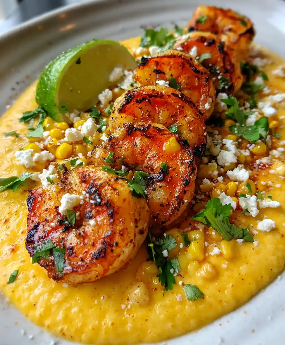 Shrimp With Mexican Street Corn Sauce 5 Shrimp With Mexican Street Corn Sauce