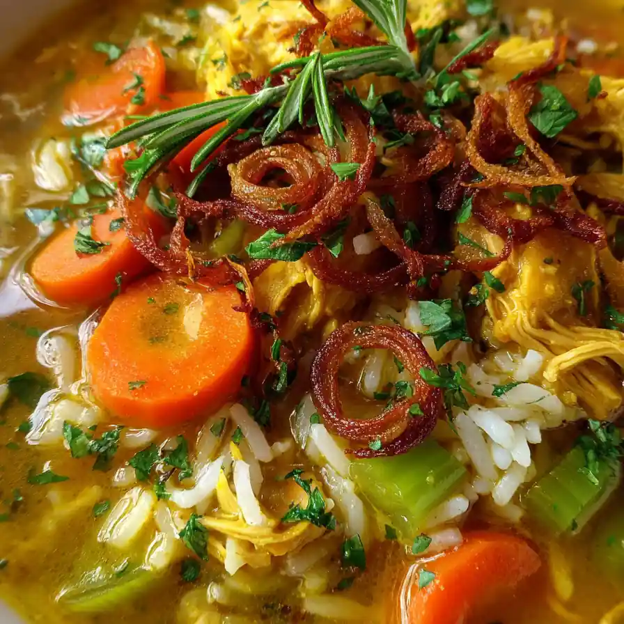 Slow Cooker Chicken And Rice Soup – Cozy One Pot Comfort Dinner