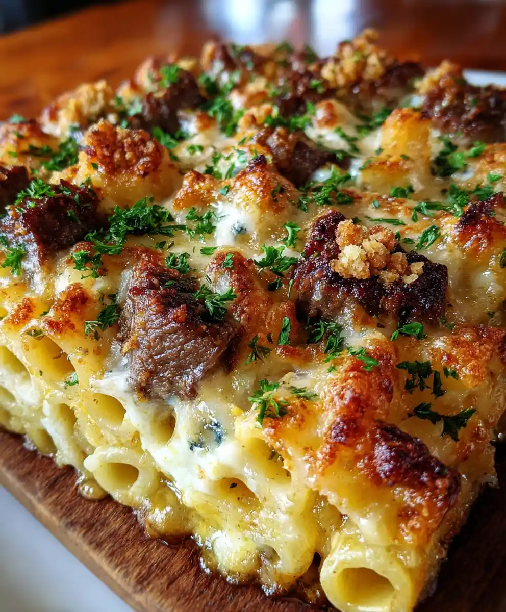 Steak & Blue Cheese Rigatoni Bake – Mash And Mix 5 Steak & Blue Cheese Rigatoni Bake – Mash And Mix
