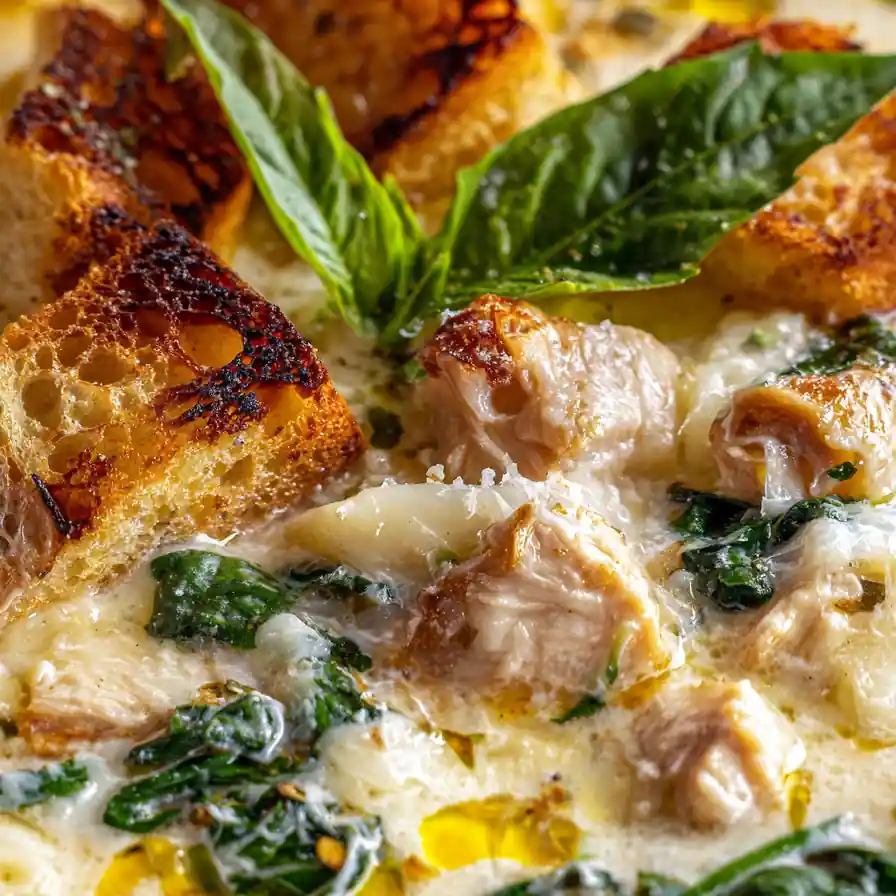 White Chicken Lasagna Soup 4 White Chicken Lasagna Soup