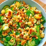Asiatischer Gurkensalat mit geröstetem Blumenkohl 4 Asiatischer Gurkensalat mit geröstetem Blumenkohl