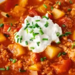 Herzhafter Bauerntopf mit Hackfleisch und Kartoffeln 4 Herzhafter Bauerntopf mit Hackfleisch und Kartoffeln
