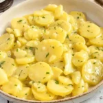 Traditioneller Bayrischer Kartoffelsalat mit brauner Butter 4 Traditioneller Bayrischer Kartoffelsalat mit brauner Butter