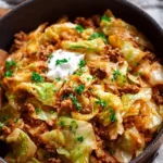 Herzhafte Spitzkohl-Pfanne mit Hackfleisch 4 Herzhafte Spitzkohl-Pfanne mit Hackfleisch