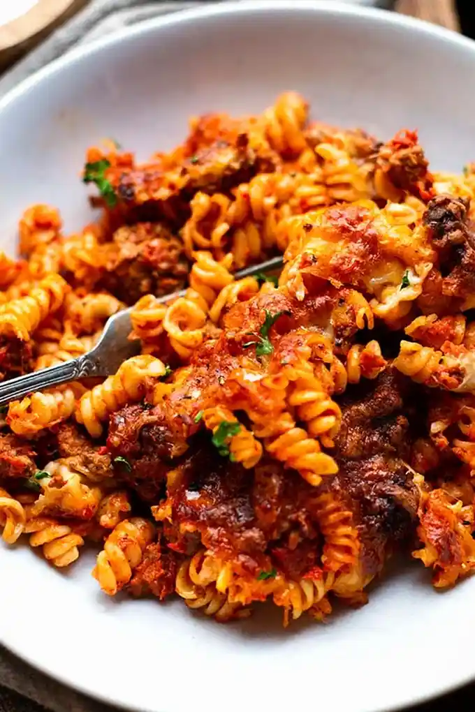 Herzhafter Nudelauflauf mit Hackfleisch und Käsekruste 3 Recipe image