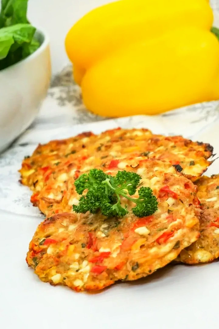 Gesunde Hüttenkäsetaler aus dem Ofen 3 Recipe image