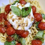 Cremige Burrata Pasta mit Balsamico-Kirschtomaten aus dem Ofen 4 Cremige Burrata Pasta mit Balsamico-Kirschtomaten aus dem Ofen