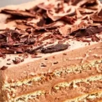 Schokoladiger Butterkekskuchen ohne Backen 4 Schokoladiger Butterkekskuchen ohne Backen