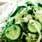 Knackiger Kohl-Gurken-Salat (Low Carb) 4 Knackiger Kohl-Gurken-Salat (Low Carb)