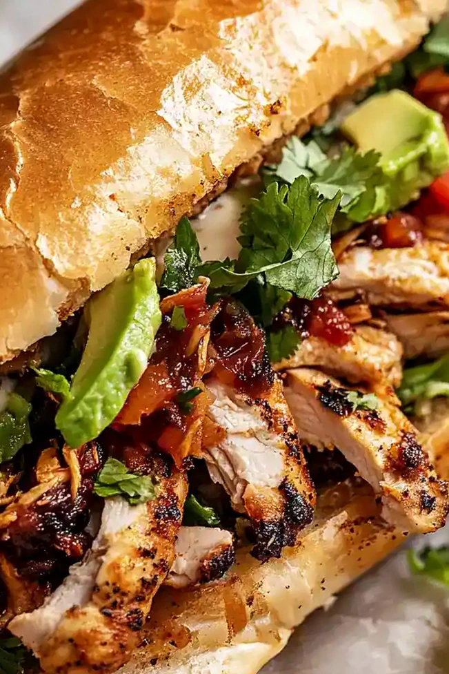 Herzhaftes Chicken Torta Sandwich 3 Recipe image