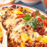 Herzhafter Chili con Carne-Auflauf mit Kartoffeln 4 Herzhafter Chili con Carne-Auflauf mit Kartoffeln