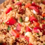 Erfrischender Couscous-Salat mit Paprika und Minze 4 Erfrischender Couscous-Salat mit Paprika und Minze