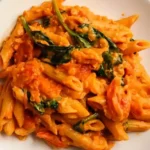 Cremige rote Linsen-Pastasauce 4 Cremige rote Linsen-Pastasauce
