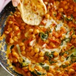 Würziger Harissa Kichererbseneintopf mit Kokosmilch 4 Würziger Harissa Kichererbseneintopf mit Kokosmilch