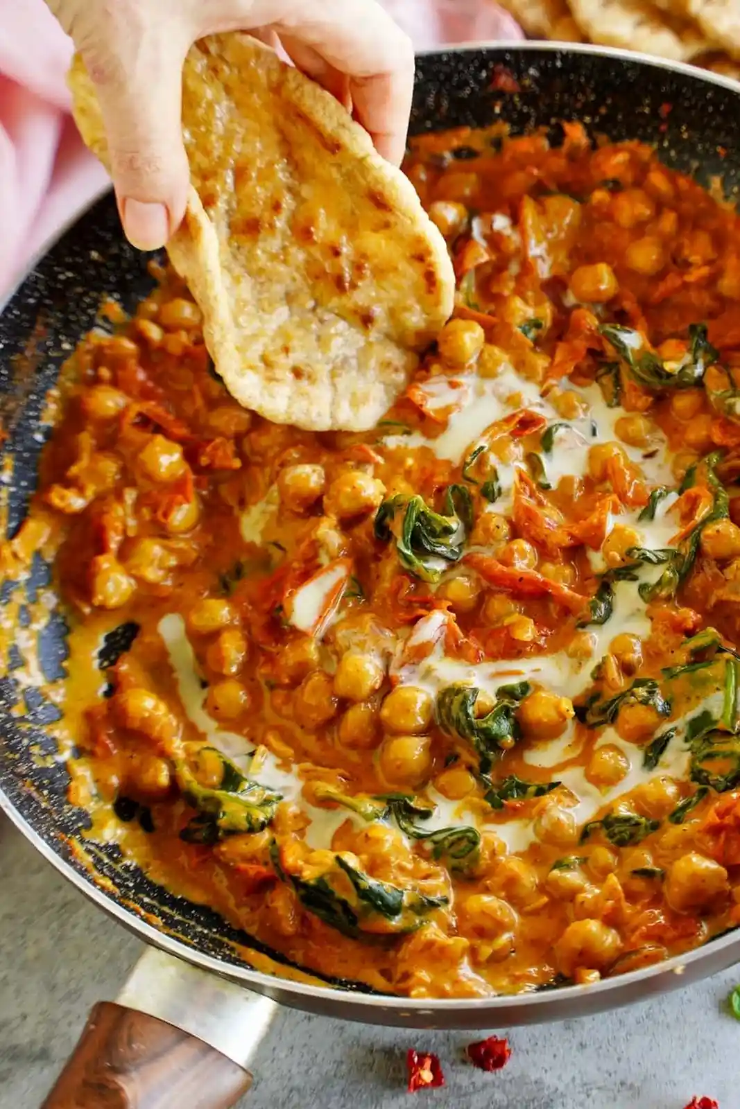 Würziger Harissa Kichererbseneintopf mit Kokosmilch 3 Recipe image