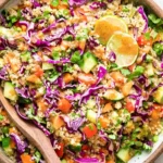 Knuspriger Thai Quinoa Salat mit Mandel-Limetten-Dressing 4 Knuspriger Thai Quinoa Salat mit Mandel-Limetten-Dressing