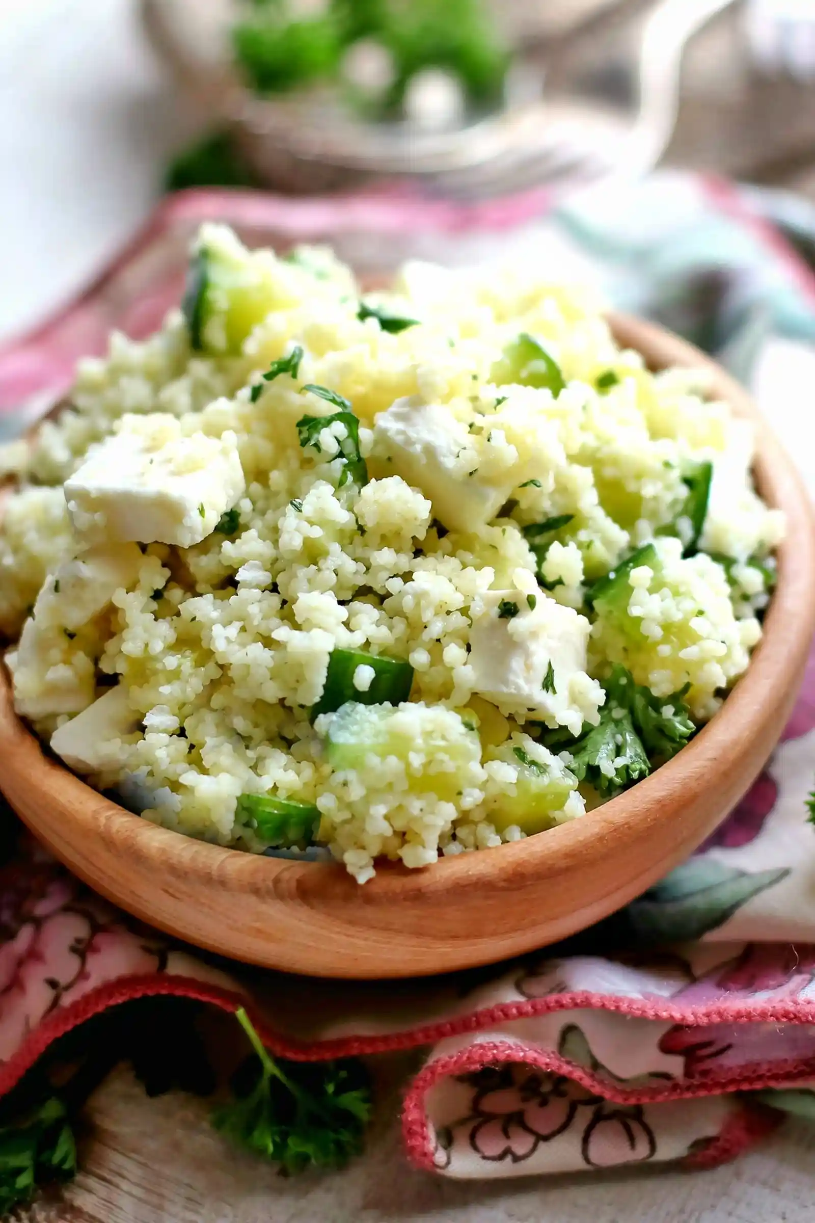 Erfrischender Gurken-Zitrone-Feta-Couscous-Salat 3 Recipe image
