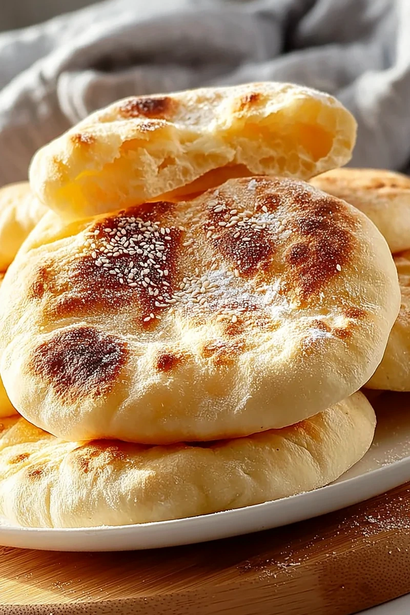 Hausgemachtes Pita Brot: Luftig und Fluffig 3 Recipe image