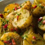 Italienischer Kartoffelsalat mit Basilikum-Pesto und Pinienkernen 4 Italienischer Kartoffelsalat mit Basilikum-Pesto und Pinienkernen