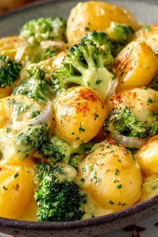 Cremige Brokkoli-Kartoffel-Pfanne 3 Recipe image