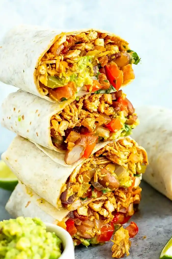 Herzhafte Hähnchen-Burritos mit zartem Fleisch 3 Recipe image