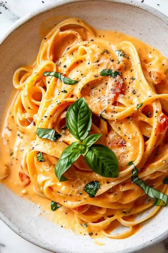 Cremige One-Pot-Tomatenpasta für den Alltag