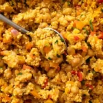 Schneller marokkanischer Couscous mit Kichererbsen aus einem Topf 4 Schneller marokkanischer Couscous mit Kichererbsen aus einem Topf